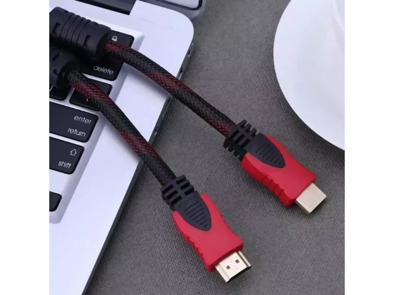 Cable Hdmi 3 MTS Full HD Blindado Enmallado Reforzado Importclick