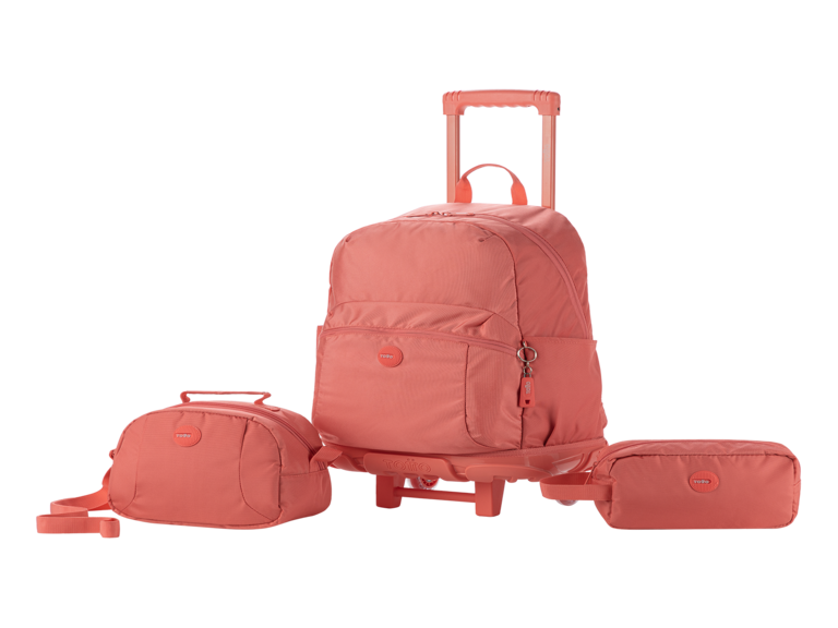 Kit Mochila con ruedas + Lonchera + Estuche