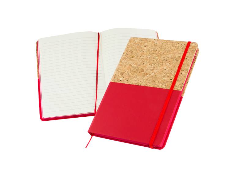 Pack 2 Cuaderno Corcho/PU Rojo
