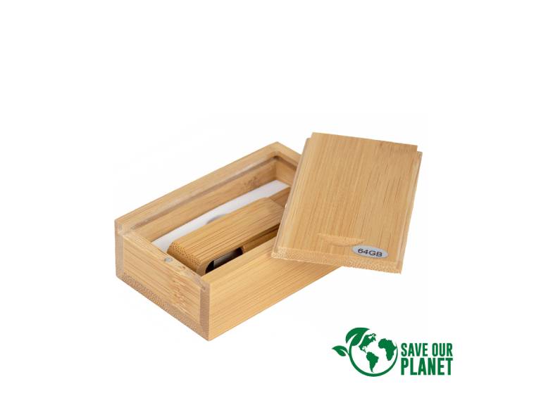 USB Pendrive giro 64GB de Bamboo