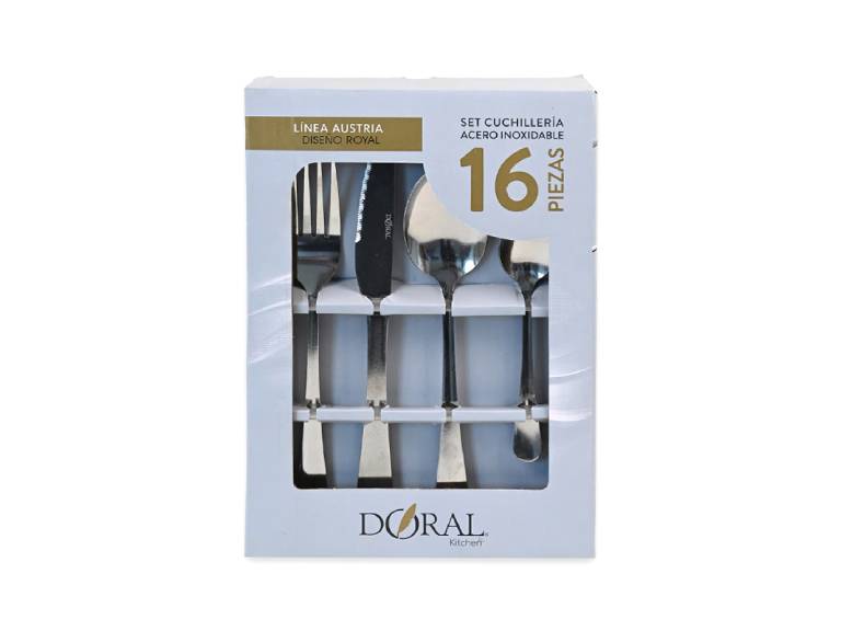 Set de Cuchilleria 16 Piezas 1.5mm Austria Classic