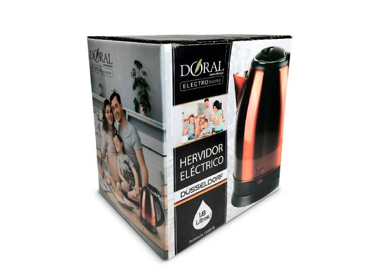 Hervidor Eléctrico 1,8 Lts Dusseldorf Cobre