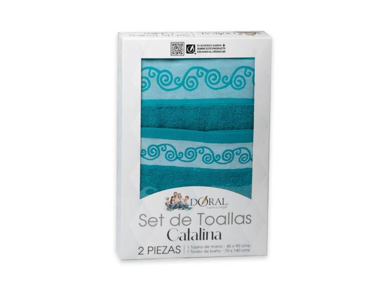 Juego de Toallas Catalina 2 Piezas Doral