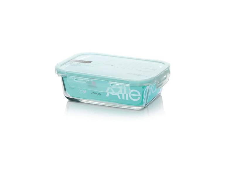 Contenedor Hermético Vidrio Rectangular de 1 Litro Allegra