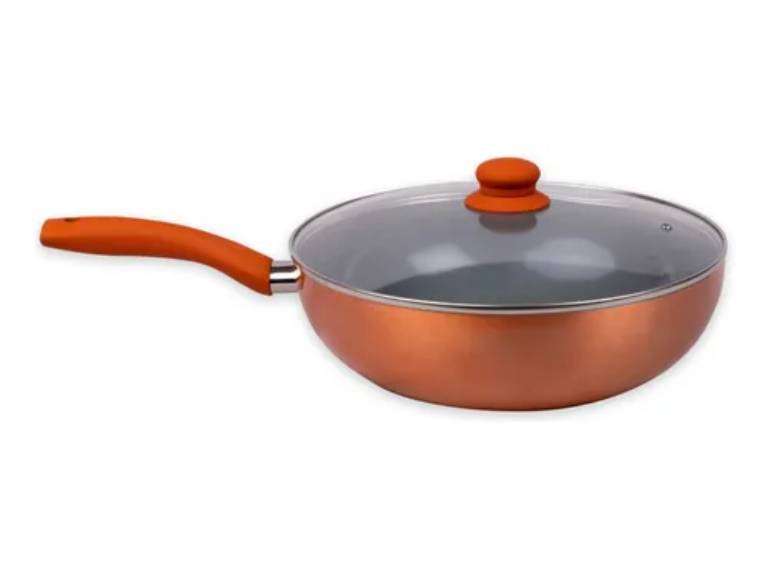 Wok Montecarlo Aluminio Metalizado 26 cm Cobre Doral