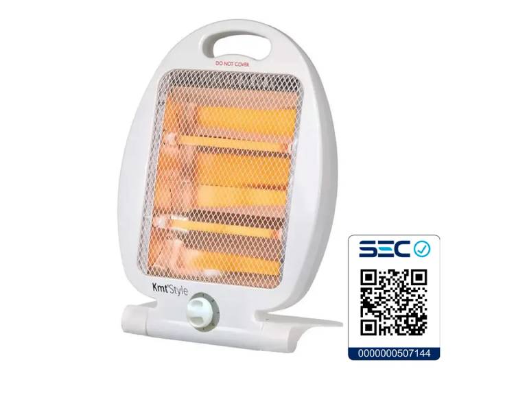 Estufa Calefactor Eléctrico Quarzo KMT