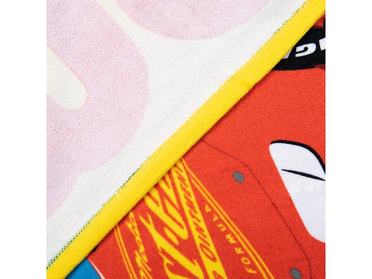 Toalla Playa con Bolso Cars Racing McQueen