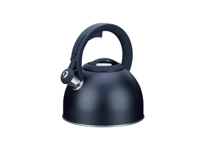 Tetera Doral Minerva 3 Litros con Silbato Negro