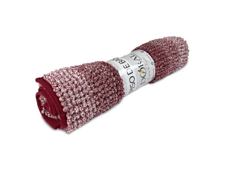 Alfombras de Baño Chenille 40×60 cm Burdeo Jaspeado