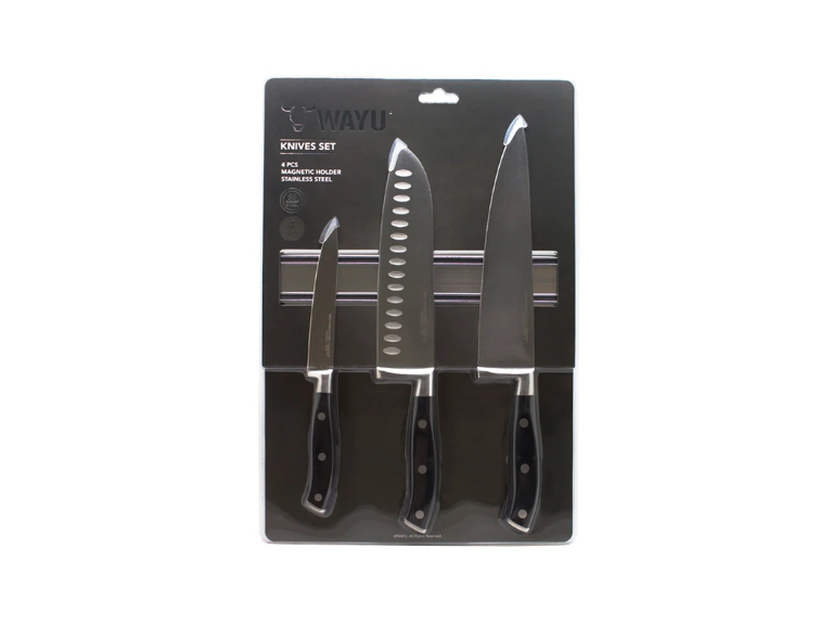 Set de cuchillos + block magnétrico WAYU