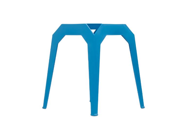 Piso apilable de plástico rígido DENTON Azul