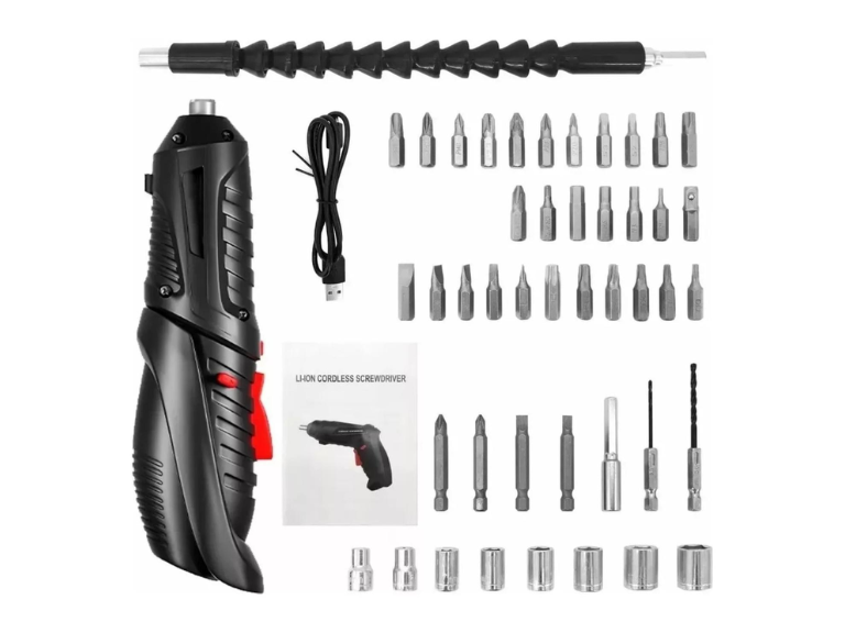 Maleta Taladro Destornillador Inalámbrico 3.6 V 45