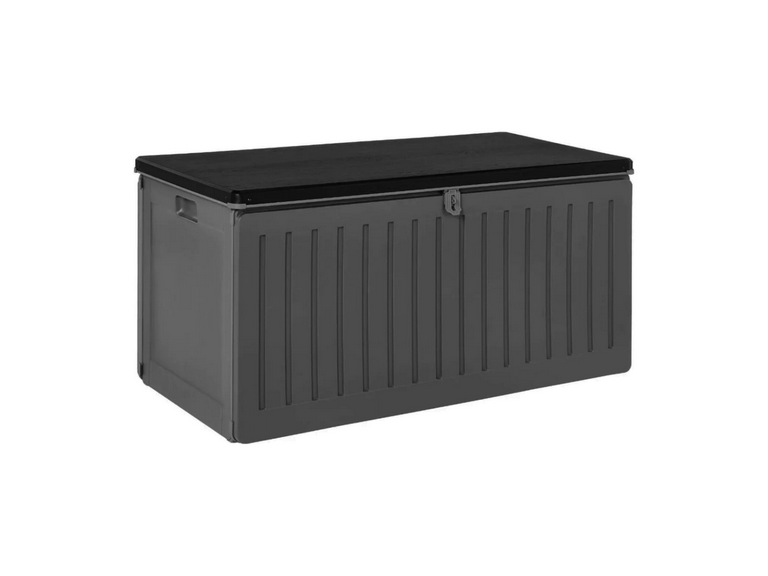 Baúl Bodega Multiuso Exterior Jardín 270 L Negro