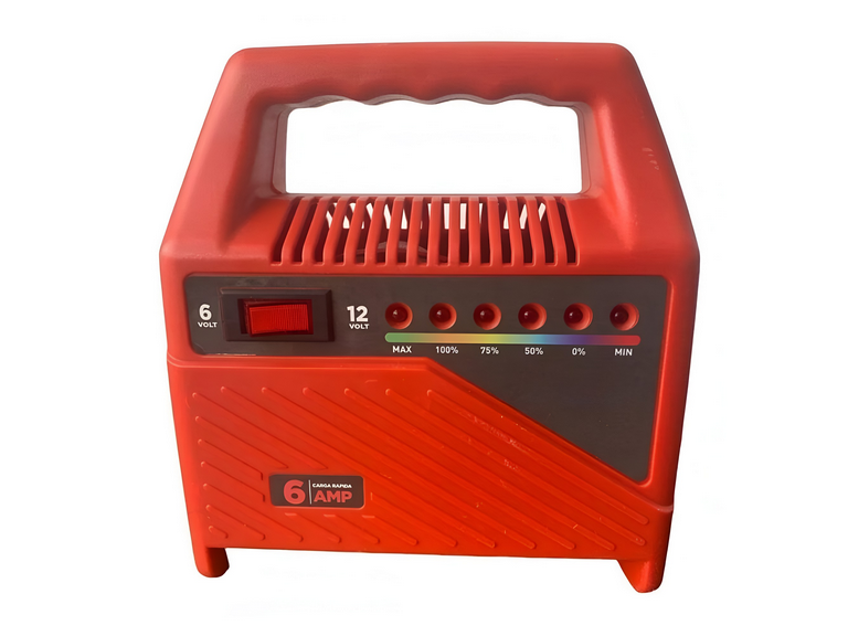 Cargador Batería Auto Moto 6/12 V 6 AMP