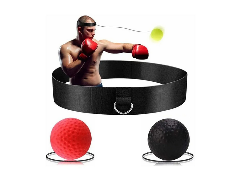 Cintillo Entrenamiento Reflejos Boxeo Más 2 Pelotas