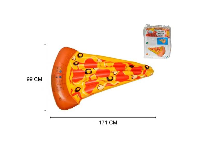 Flotador Inflable tipo Pizza 171x99x21 cm