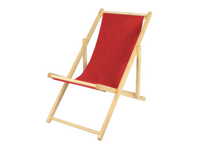 Silla de lona plegable de Playa Rojo