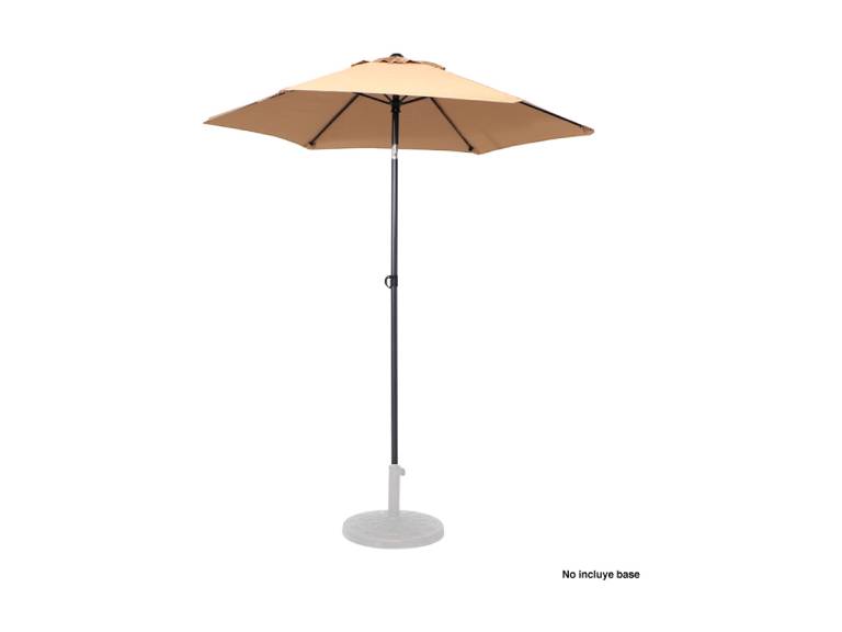 Quitasol redondo Twist 2M Beige