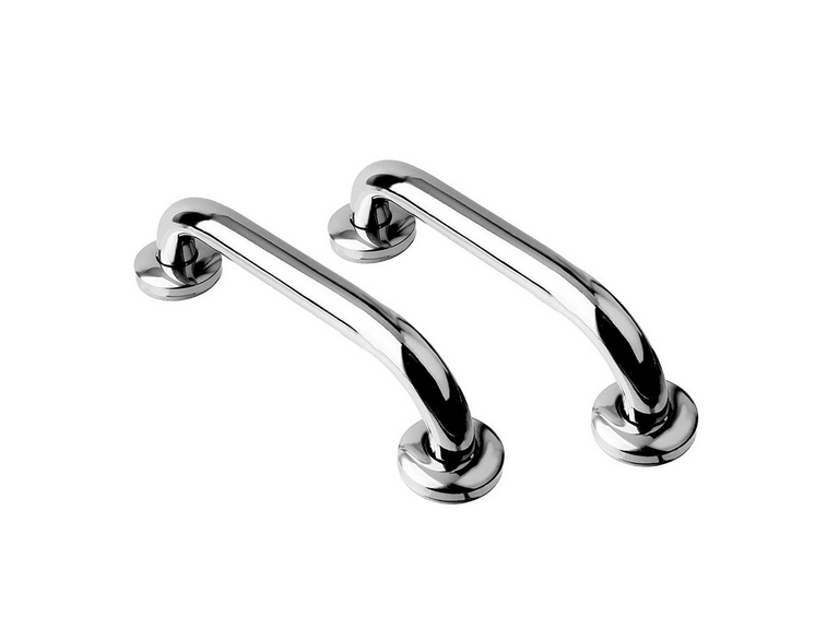 Set 2 Barras Seguridad Baño WC Pasamanos Acero Inoxidable 40 cm