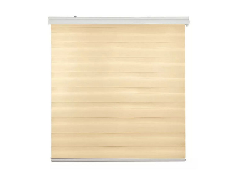 Cortina Roller Dúo Zebra Día Noche Beige 120 X 200 cm