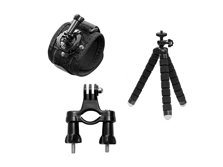 Kit 30 Accesorios Cámara Deportiva GoPro Estuche