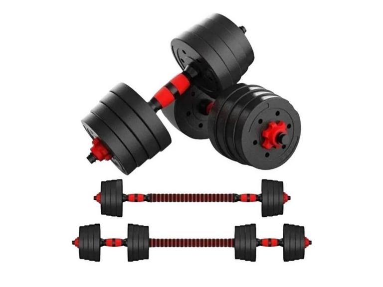 Set Mancuernas Pesas 15 KG Fitness Ajustables