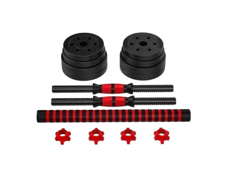 Set Mancuernas Pesas 15 KG Fitness Ajustables