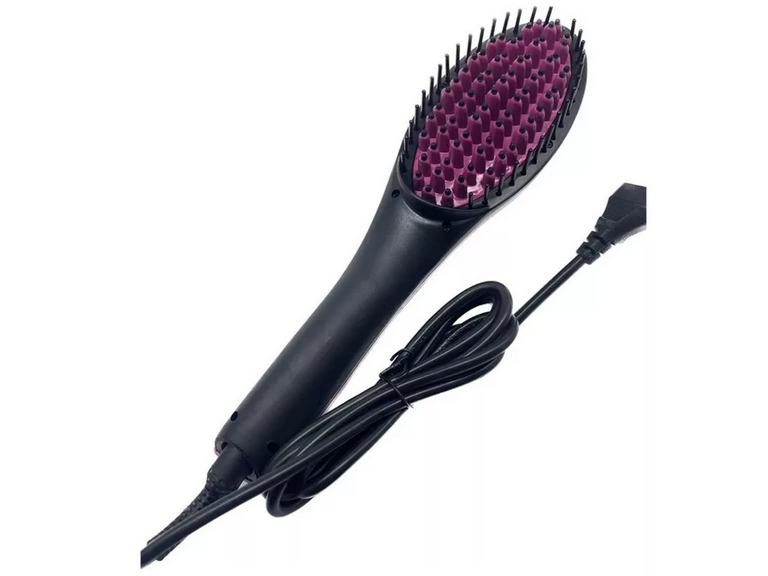 Cepillo Secador Alisador Cabello Cerámica 2 En 1