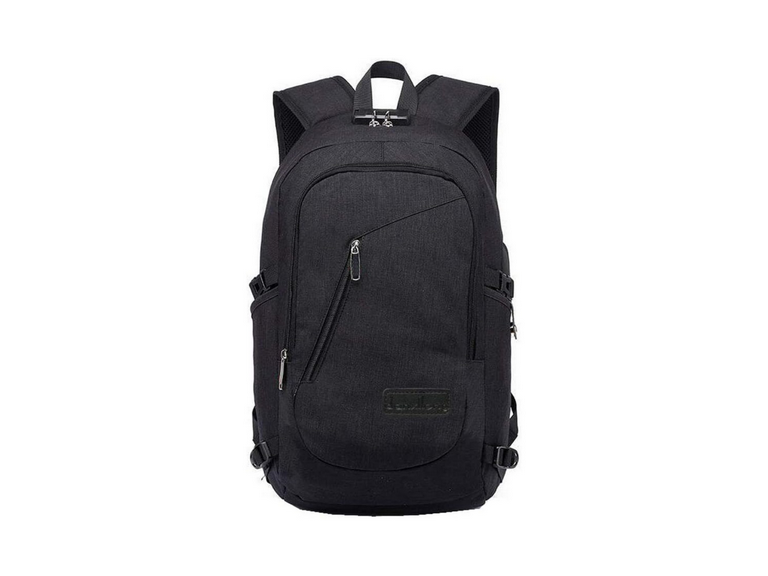 Mochila Antirrobo 30 LT Cable USB Negro