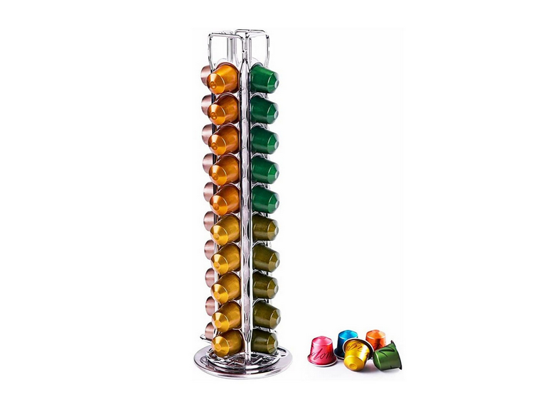 Porta 40 Cápsulas Nespresso Giratorio 36x11 cm