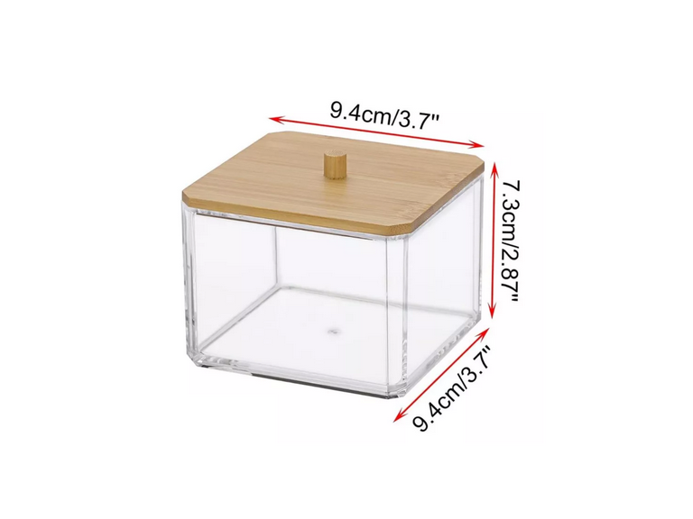 Organizador Acrílico Cotones Hisopos Algodones