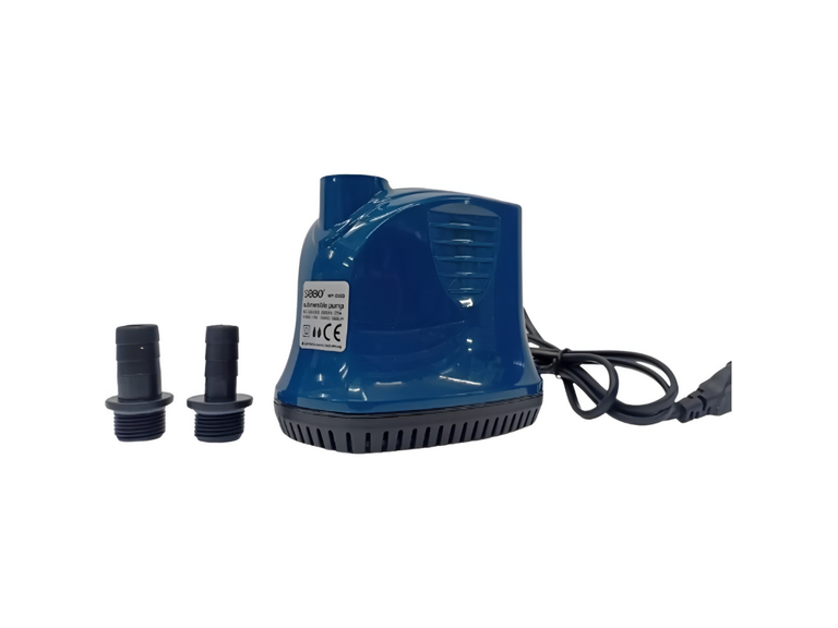 Bomba Agua Fuente Piletas Peceras Sumergible 25W Azul