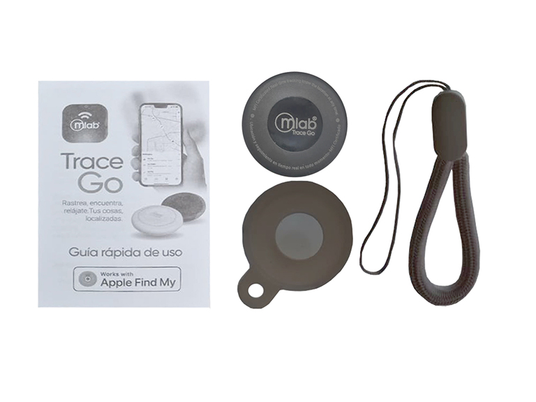 Rastreador Trace Go Find My Mfi Silicon Case Black