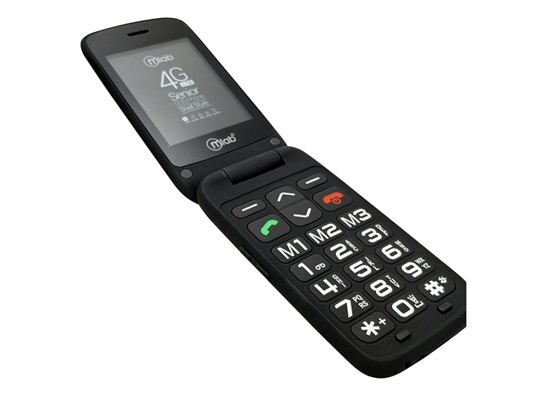 Telefono Senior Shell 4G Sos 2.8 pulgadas Black
