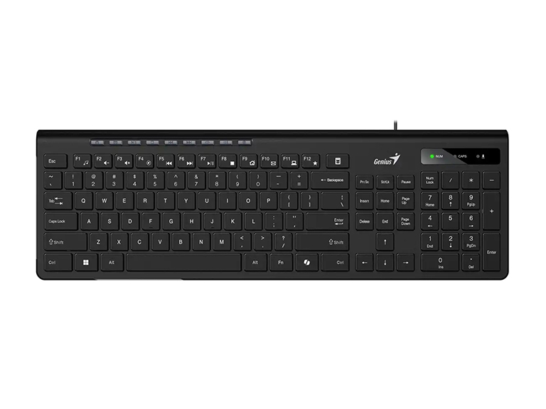 Teclado Slim Copilot Multimedia Usb Black-Slimstar 230Ii