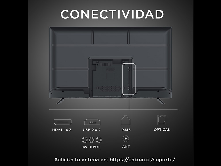 Televisor Smart TV 32 Hd Google TV Caixu