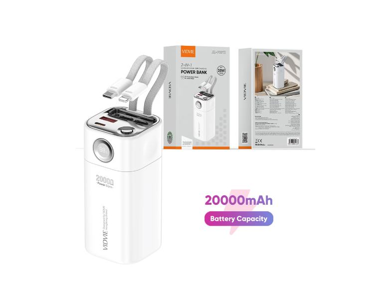 Power bank Portátil 2 EN 1 20000
