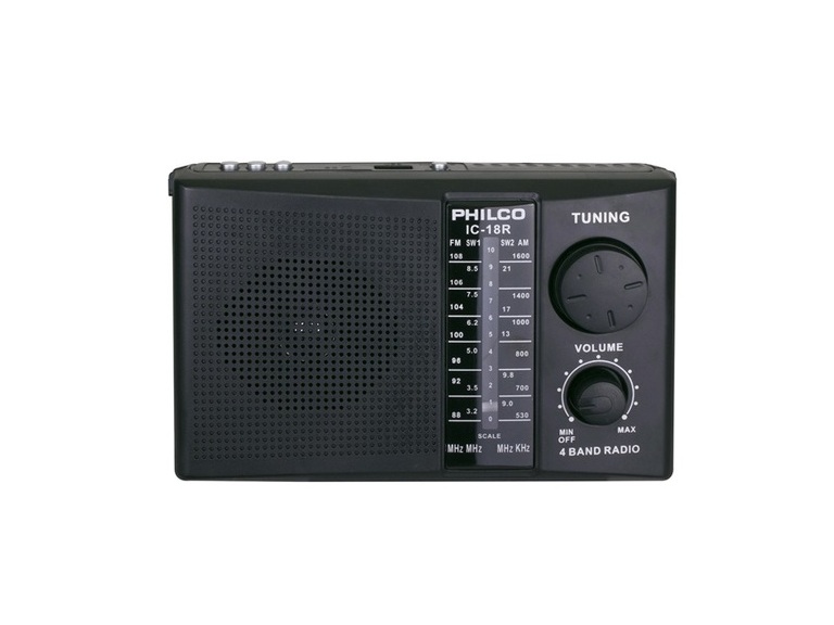 Radio portátil Philco recargable o pilas