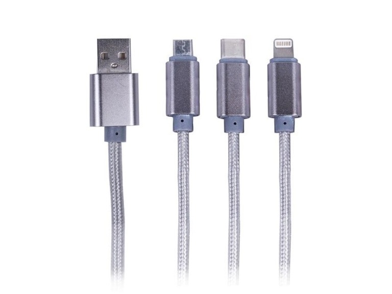 Cable Philco 3 en 1 micro usb iPhone