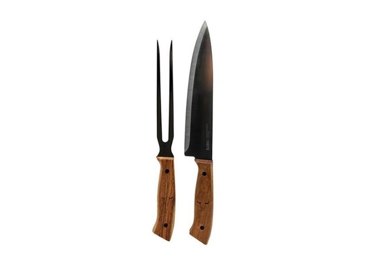 Set de cuchillo y tenedor Wayu