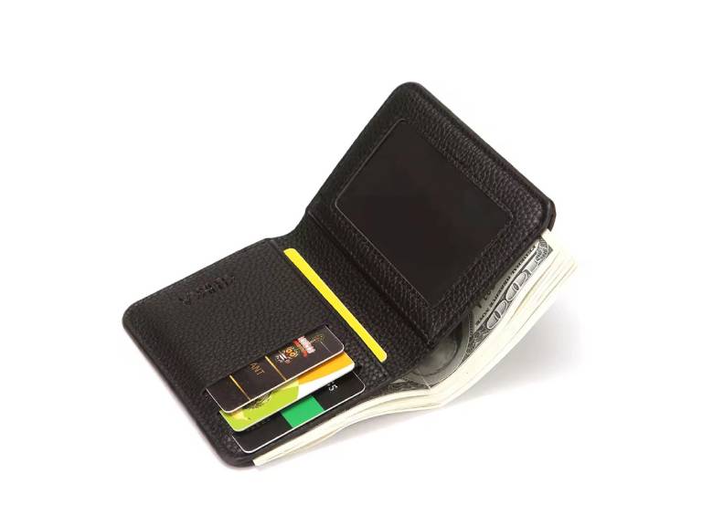 Billetera vertical de Eco-Cuero LAM