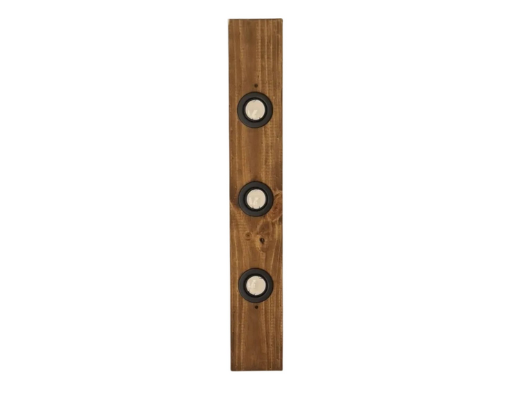 Lampara Techo Rústica Porta Gu10 Ampolletas