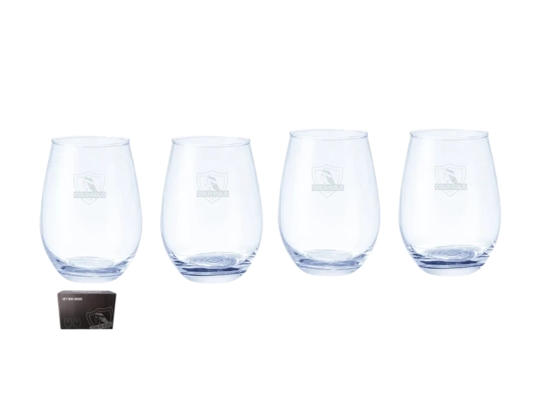 Set de 4 vasos Shopero Colo Colo