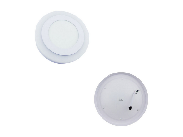 Foco LED Panel 18+6 Watt Dúo Luz Centro Aro