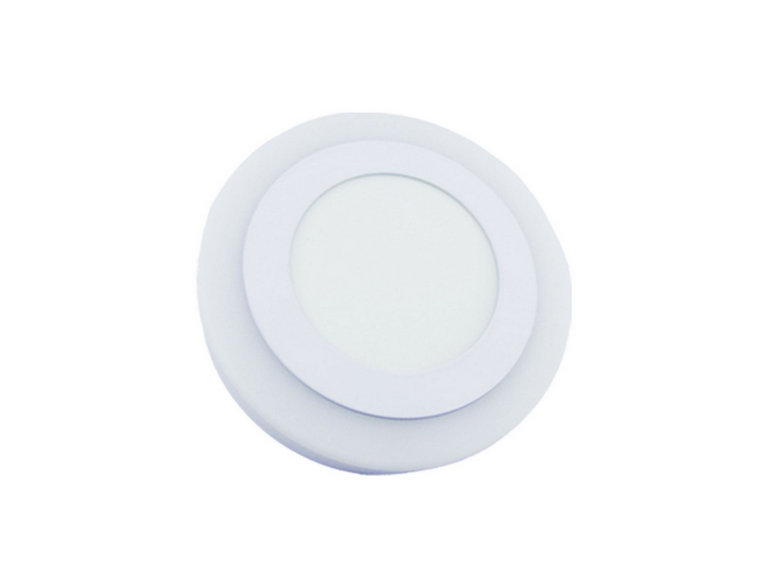 Foco LED Panel 18+6 Watt Dúo Luz Centro Aro