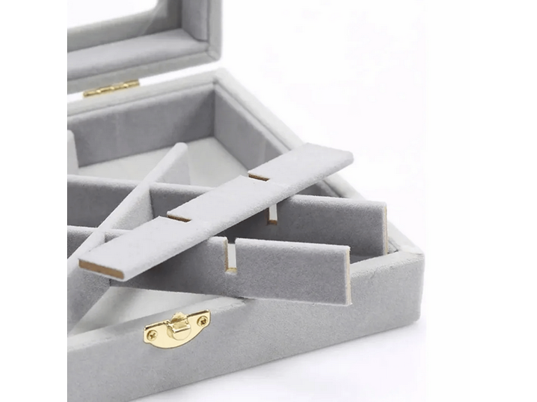 Organizador Joyas Multiusos Portátil Gris