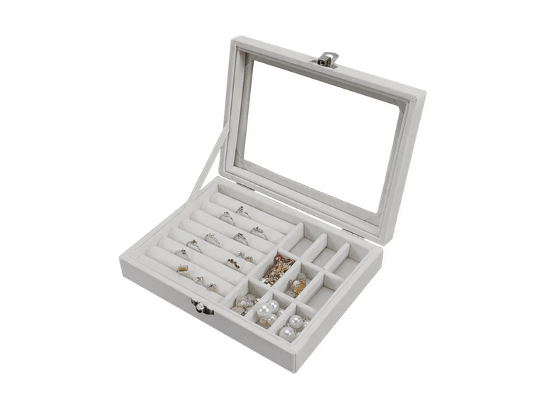 Organizador Joyas Multiusos Portátil Gris