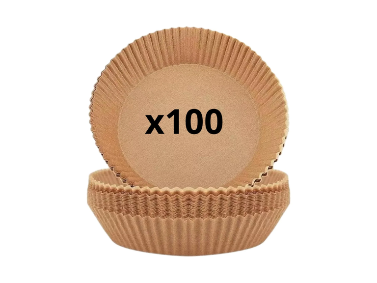 Pack 100 Papeles Circular Freidora Antihaderente