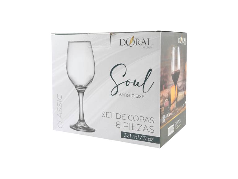 Set de 6 copas modelo Soul Classic