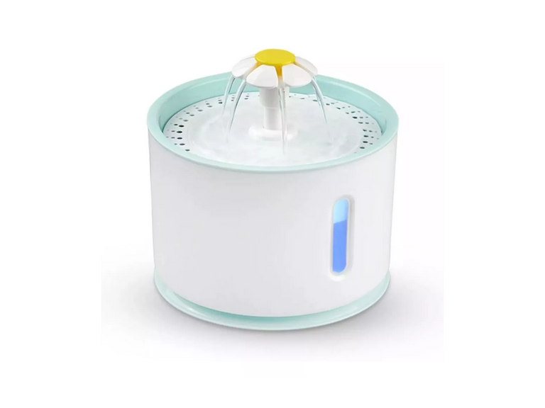 Bebedero Fuente Eléctrico 2.4 LT Blanco Celeste